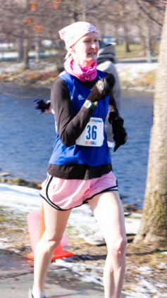 유방암 3기 진단을 받고도 보스톤 마라톤 대회에 참가하는 캐롤 차오이.