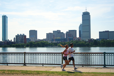 보스톤은 샌프란시스코와 시애틀에 이어 미국 내 조깅하기 좋은 도시 3위에 올랐다. (이미지 출처 bu.edu)