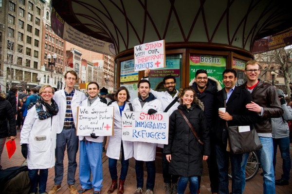 의사들도 시위에 참여했다(사진=김시훈)