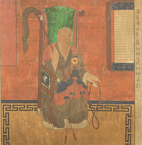 원효 대사 진영,조선 19세기,국립중앙박물관