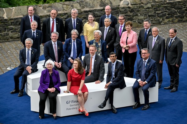 독일에 모인 G7재무장관들