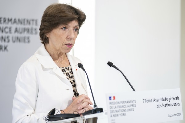 캐서린 콜로나 프랑스 외교부 장관