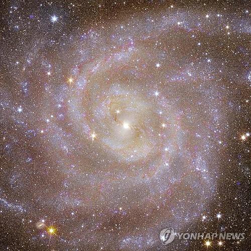 유클리드가 촬영한 나선형 은하 IC 342 모습. 유럽우주국은 7일(현지시간) 우주 망원경 유클리드가 촬영한 첫 번째 이미지 5장을 공개했다.