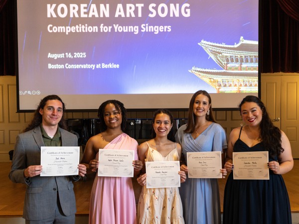 가곡경연대회 우승자들 photo credit to Nick Ortoleva