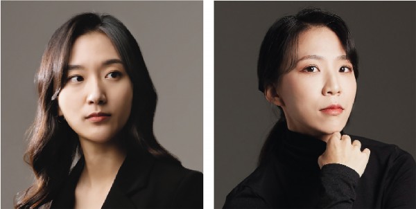 한국 출신 피아니스트 노민영(좌)과 양정윤