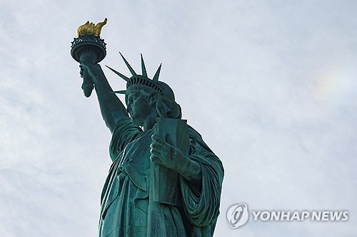 미국 뉴욕의 '자유의 여신상'